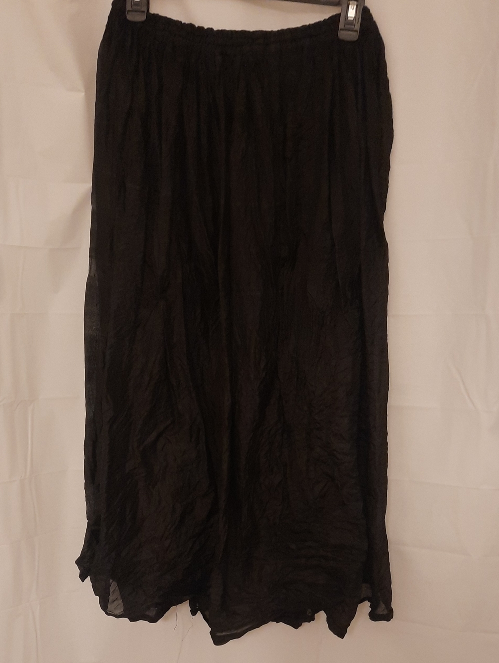 Silk Long Back Skirt